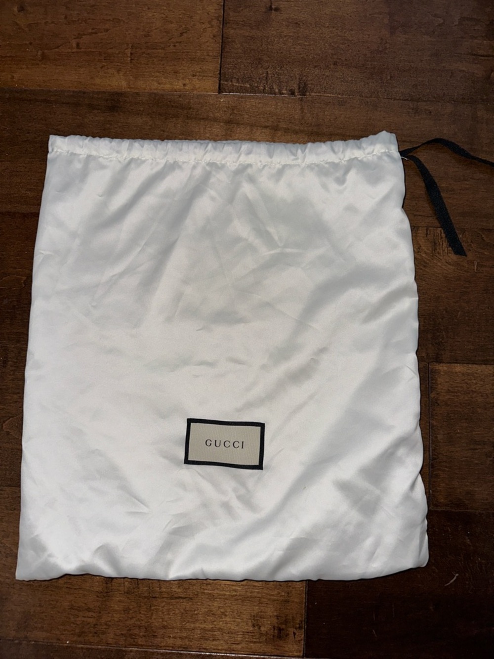 Gucci Black and White Dust Bag